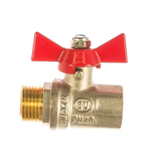 Кран шаровой Euros Grand 1/2 ВР-НР ручка-бабочка EU.ST1285030 12