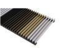 Решетка декоративная Gekon ULB 220x390 мм продольная GRIL0.22.0ULB039.0/TE