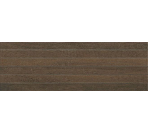 Плитка настенная Kerama Marazzi Семпионе коричневый темный структура обрезной 30х89,5 см 13096R