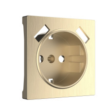 Накладкадля розетки USB (шампань рифленый) W1179510