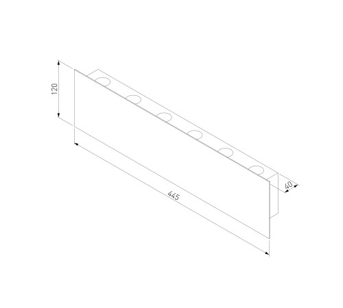 Настенный светодиодный светильник Angle LED 40139/1 LED