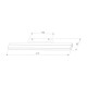 Настенный светодиодный светильник Tabla Tabla LED хром