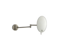 Зеркало косметическое Boheme 508-SGM настенное увеличение 3x оружейная сталь глянцевая 508-SGM