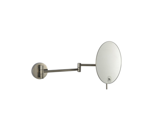 Зеркало косметическое Boheme 508-SGM настенное увеличение 3x оружейная сталь глянцевая 508-SGM