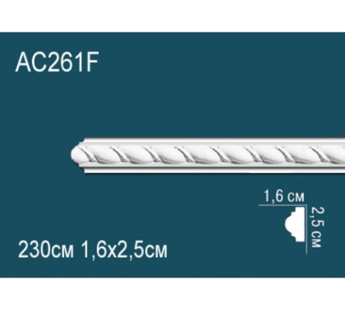 Молдинг полиуретановый гибкий Perfect AC261F AC261F