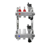 Блок коллекторный Kromwell 1 из нержавеющей стали с расходомерами 2 выхода 3/4 EK KW.SM6000625
