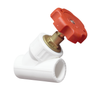 Вентиль полипропиленовый VALFEX 45 градусов 25 мм ВР-ВР VF.515.W.025