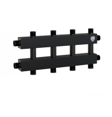 Коллектор распределительный Royal Thermo на 4-5 выходов Ду 25 с кронштейнами 1226136