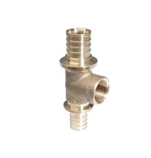 Тройник REHAU RAUTITAN RX+ с внутренней резьбой 25-3/4-25 бронза 12492811001
