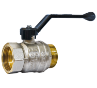 Кран шаровой латунный LD Pride 47.25.B-Н.Р Ду 25 Ру 40 вн-нр рычаг 47.25.B-Н.Р