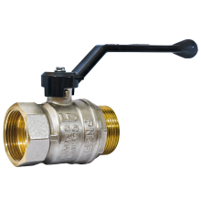 Кран шаровой латунный LD Pride 47.25.B-Н.Р Ду 25 Ру 40 вн-нр рычаг 47.25.B-Н.Р