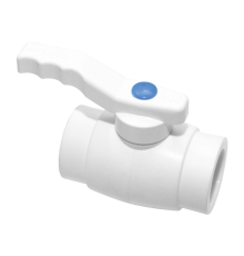 Кран шаровой TEBO PP-R 32 мм Стандарт белый 015063003