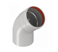 Колено дымохода Royal Thermo 80 мм 45° MF RTE 01.012