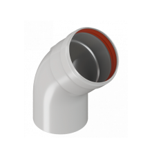 Колено дымохода Royal Thermo 80 мм 45° MF RTE 01.012