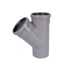Тройник канализационный Ostendorf HT 75/75 мм 45° 113200
