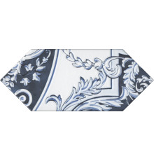 Декор Kerama Marazzi Алмаш синий глянцевый 14х34 см HGD\A512\35000