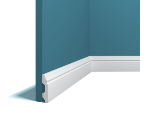 Плинтус напольный Perfect Plus P27 70х14х2400 мм 1489