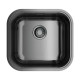 Кухонная мойка Omoikiri Omi 44-U/I-GM вороненая сталь 44,5x41,5 см 4993191