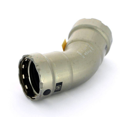 Угольник 45 градусов Viega Megapress пресс оцинкованная сталь 1 694593