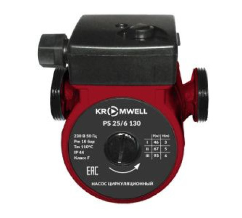 Насос циркуляционный Kromwell PS 25/6 130 PS 25/6 130