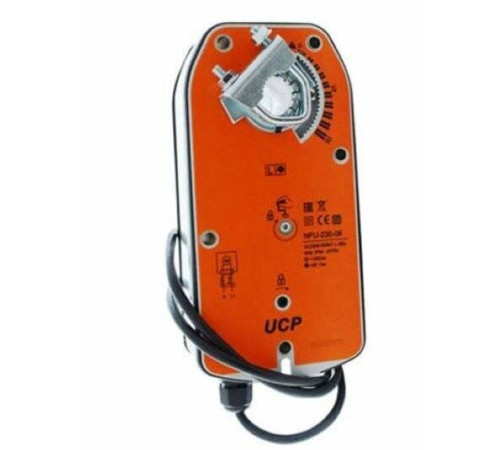 Электропривод с возвратной пружиной UCP NFU-24-08
