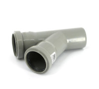 Тройник внутренней канализации Ostendorf HT HTEA 50/50 мм 45° 112200