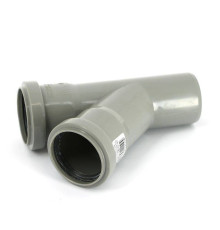 Тройник внутренней канализации Ostendorf HT HTEA 50/50 мм 45° 112200