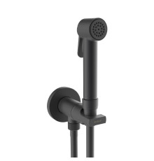 Гигиенический комплект со смесителем Bossini PALOMA BRASS черный матовый E34007B.073