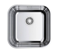 Кухонная мойка Omoikiri Omi 44-U/I Quadro-IN нержавеющая сталь 44,5x44,5 см 4993494