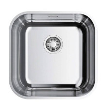 Кухонная мойка Omoikiri Omi 44-U/I Quadro-IN нержавеющая сталь 44,5x44,5 см 4993494