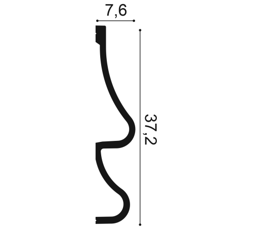 Молдинг Orac Decor P3071 GOLF P3071