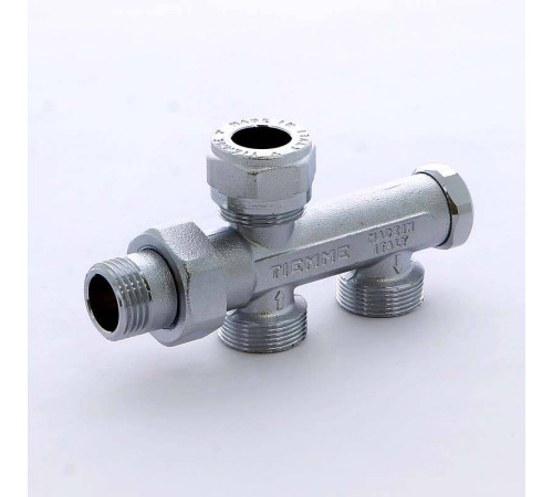 Узел радиаторный Tiemme 1/2 - M24x19 для двухтрубных систем разводка в пол 3370002