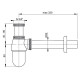 Сифон для раковины Alcaplast A431 бутылочный 1 1/4 x 32 мм хром A431