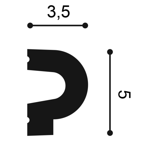 Молдинг Orac Decor P8060 P8060