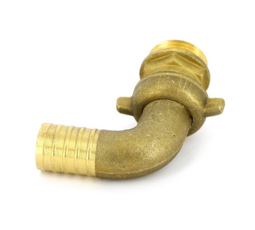 Штуцер для шланга Tiemme 1503 1/2 наружная резьба угловой разъемный 1500490