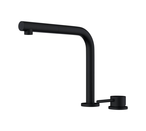 Смеситель для кухни Omoikiri Nara-S-GB с выдвижным изливом графит 4994371