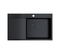 Кухонная мойка Omoikiri Akisame 86-R Side-GB 86x51 см нержавеющая сталь графит 4997044