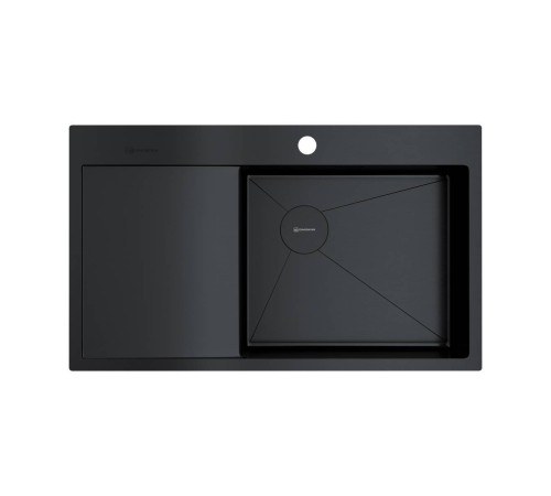 Кухонная мойка Omoikiri Akisame 86-R Side-GB 86x51 см нержавеющая сталь графит 4997044