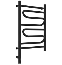 Полотенцесушитель электрический Сунержа Элегия 3.0 432x724 мм левый матовый черный 31-5818-6040