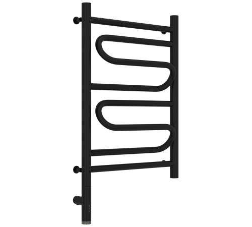 Полотенцесушитель электрический Сунержа Элегия 3.0 432x724 мм левый матовый черный 31-5818-6040