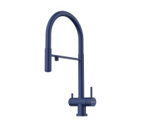 Смеситель для кухни Omoikiri Kanto-IB выдвижной излив под фильтр Indigo Blue 4994427