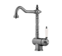 Смеситель для кухни с подключением фильтра Omoikiri Kyoto 2 Plus-SI античное серебро 4994352