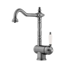 Смеситель для кухни с подключением фильтра Omoikiri Kyoto 2 Plus-SI античное серебро 4994352