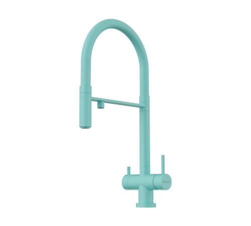 Смеситель для кухни Omoikiri Kanto-AZ выдвижной излив под фильтр Azur Blue 4994425