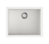 Кухонная мойка Omoikiri Yamakawa 55T-U/I Tetogranit 55,6x45,6 см белый 4993431