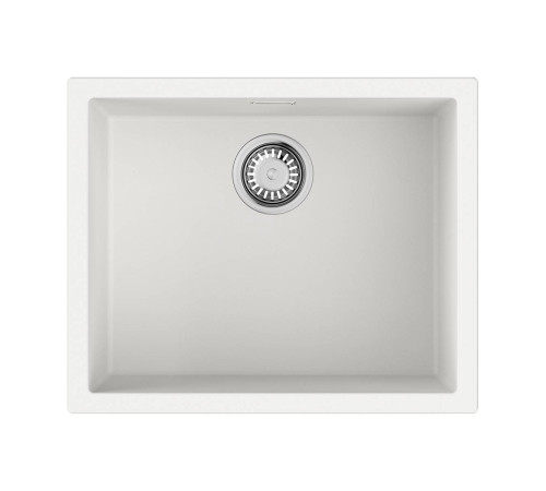 Кухонная мойка Omoikiri Yamakawa 55T-U/I Tetogranit 55,6x45,6 см белый 4993431