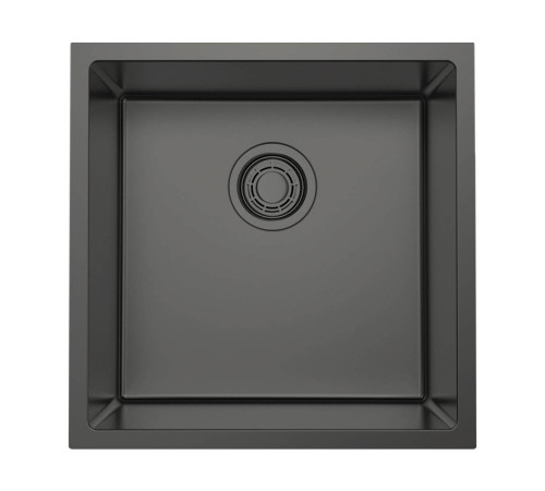 Кухонная мойка Omoikiri Tadzava 44-U/I Ultra-GM 44x44 см вороненая сталь 4993265