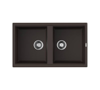 Кухонная мойка Omoikiri Tedori 86-2-DC 86x51 см темный шоколад 4993928
