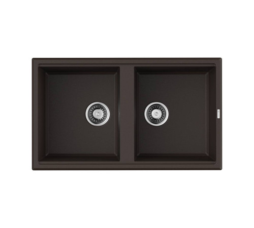 Кухонная мойка Omoikiri Tedori 86-2-DC 86x51 см темный шоколад 4993928