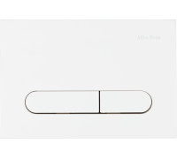 Клавиша смыва Allen Brau Project Color 23.1x15.7 см белый матовый 9.2PR01.21